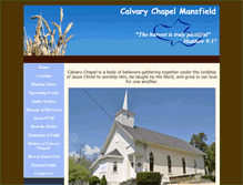 Tablet Screenshot of cchapelmansfield.org